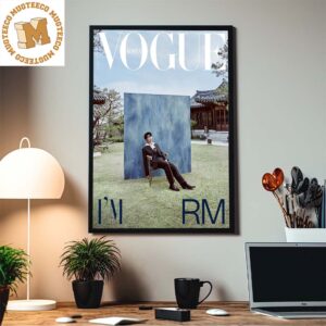 I’m RM BTS Korea Vogue Cover In June Home Decor Poster Canvas