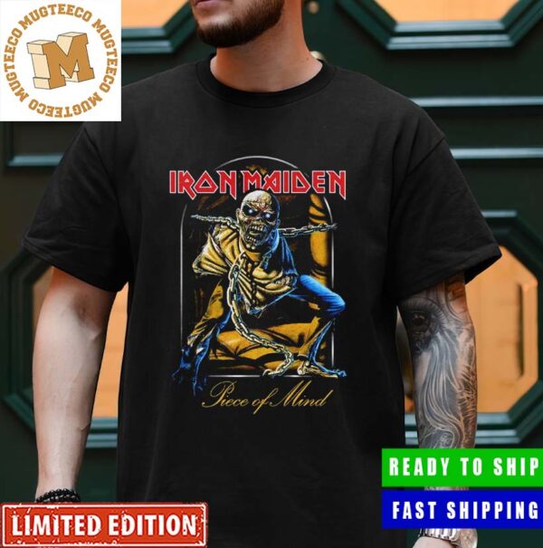 Iron Maiden Celebrate 40th Anniversary Piece Of Mind Unisex T-Shirt