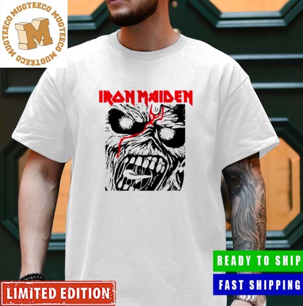 Iron Maiden Celebrate 40th Anniversary Piece Of Mind Vintage T-Shirt