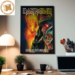 Iron Maiden The Future Past Tour 2023 Days Of Future Past Home Decor Poster Canvas