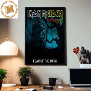 Iron Maiden The Future Past Tour 2023 Fear Of The Dark Home Decor Poster Canvas