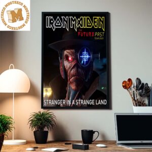 Iron Maiden The Future Past Tour 2023 Stranger In A Strange Land Home Decor Poster Canvas