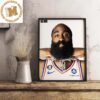 James Harden Has 30 Points In 26 Minutes MVP Japanese Style NBA Playoffs Home Decor Poster Canvas