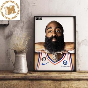 James Harden Has 30 Points In 26 Minutes Philadelphia 76ers NBA Playoffs Wall Decorations Poster Canvas