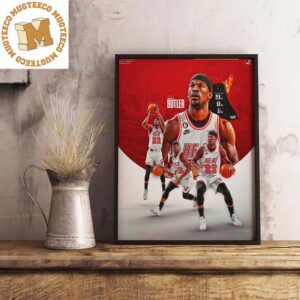 Jimmy Buttler x Miami Heat NBA Playoff Mode Decorations Poster Canvas
