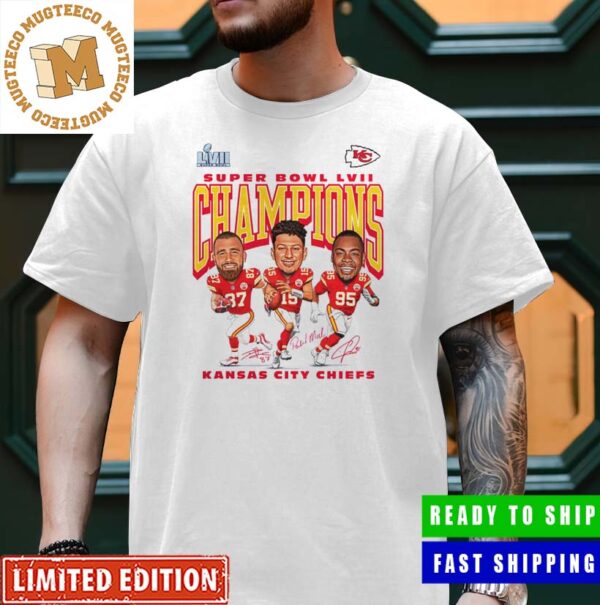 Kansas City Chiefs Super Bowl LVII Champions 2022 Unique T-Shirt