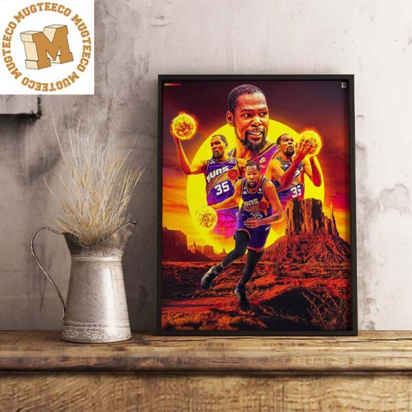 Kevin Durant The Suns NBA Playoff 36 Points 11 Rebounds In 44 Minutes Decorations Poster Canvas