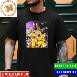 LeBron James The Lake Show King James With His Signature Unisex T-Shirt