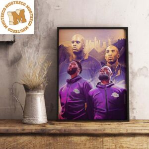 Los Angeles Lakers Historic Lake Show Kobe And Shaq To LeBron And Davis Decorations Poster Canvas