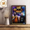 NBA Playoffs LeBron James Vs Steph Curry Beef Lakers Vs Warriors Wall Decor Poster Canvas