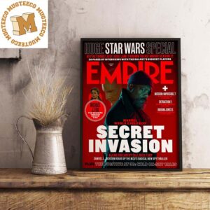 Marvel Nick Fury Marvel World Exclusive Secret Invasion Empire Magazine Cover Decorations Poster Canvas