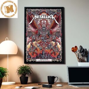 Metallica Juan Ma Orozco For Hamburg M72 World Tour Decor Poster Canvas
