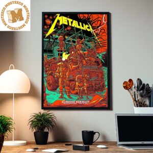 Metallica Night Two Of The M72 World Tour No Repeat Weekend In Hamburg Germany Home Decor Poster Canvas