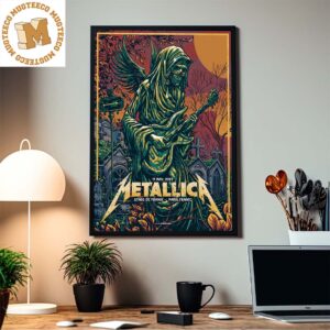 Metallica Stade De France M72 World Tour Home Decor Poster Canvas