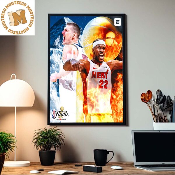 NBA Finals Denver Nuggets Vs Miami Heat Home Decor Poster Canvas