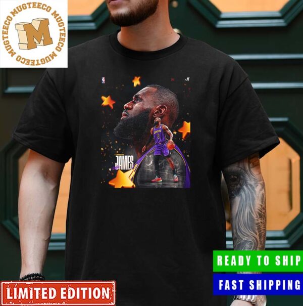 NBA Los Angeles Lakers King James With Signature Design Unisex T-Shirt