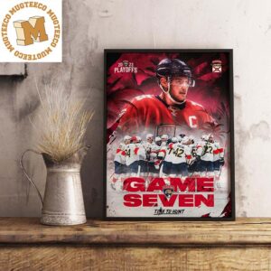 NHL Playoffs 2023 Florida Panthers Game Seven Time To Hunt Wall Decor Poster Canvas
