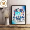 Serie A Napoli Champions Of Italy Scudetto Decorations Poster Canvas