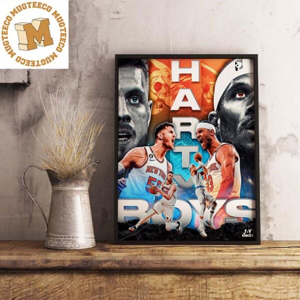 New York Knicks Hart Boys Decorations Poster Canvas