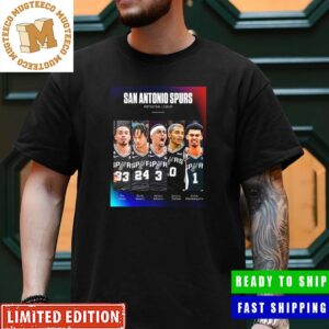 San Antonio Spurs Win The No. 1 Pick In The 2023 NBA Draft Potential Lineup Unisex T-Shirt