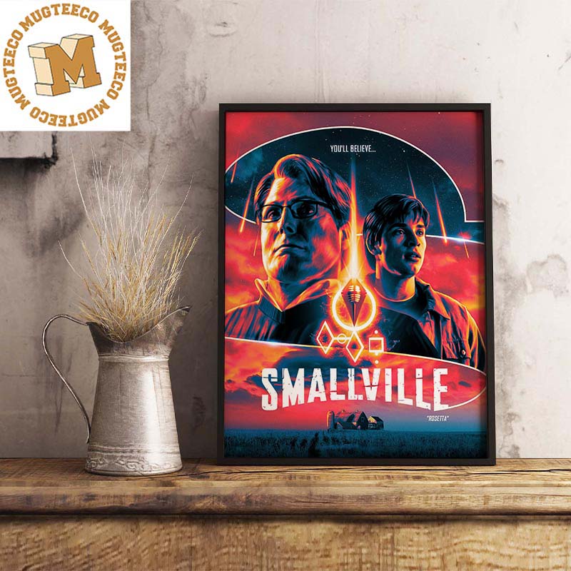 Smallville Rosetta Christopher Reeve Decorations Poster Canvas - Mugteeco