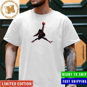 Spider-Man Across The Spider-Verse Miles Morales Jump Man Take Flight Logo Air Miles Style Unisex T-Shirt