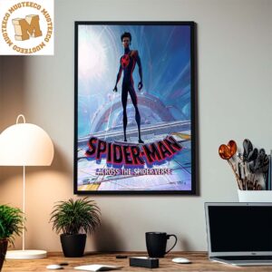 Spider-Man Across The Spider-Verse Miles Morales New Poster Home Decor Poster Canvas