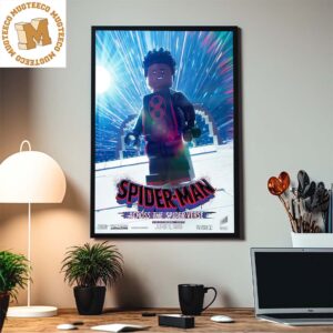 Spider-Man Across The Spider-Verse New Poster Lego Version Home Decor Poster Canvas