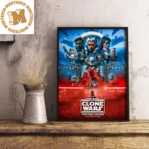 Star Wars Day 2023 The Clone Wars The Final Season Decorations Poster Canvas