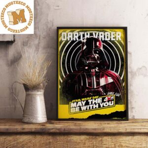 Star Wars Day Darth Vader May The Dark Side Be With You Celebrate Decor Poster Canvas