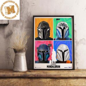 Star Wars The Mandalorian The Bounty Hunters Decorations Poster Canvas