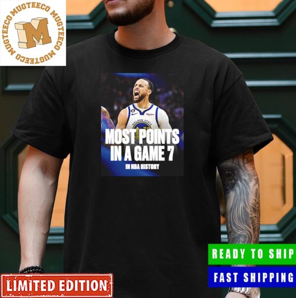 Stephen Curry Most Points In A Game 7 In NBA History Classic T-Shirt