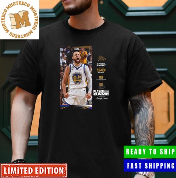 Stephen Curry Most Points In A Game 7 In NBA History Player Of The Game Gold Blooded Unisex T-Shirt