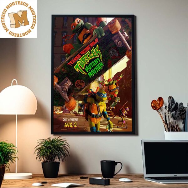 Teenage Mutant Ninja Turtles Mutant Mayhem New Decor Poster Canvas