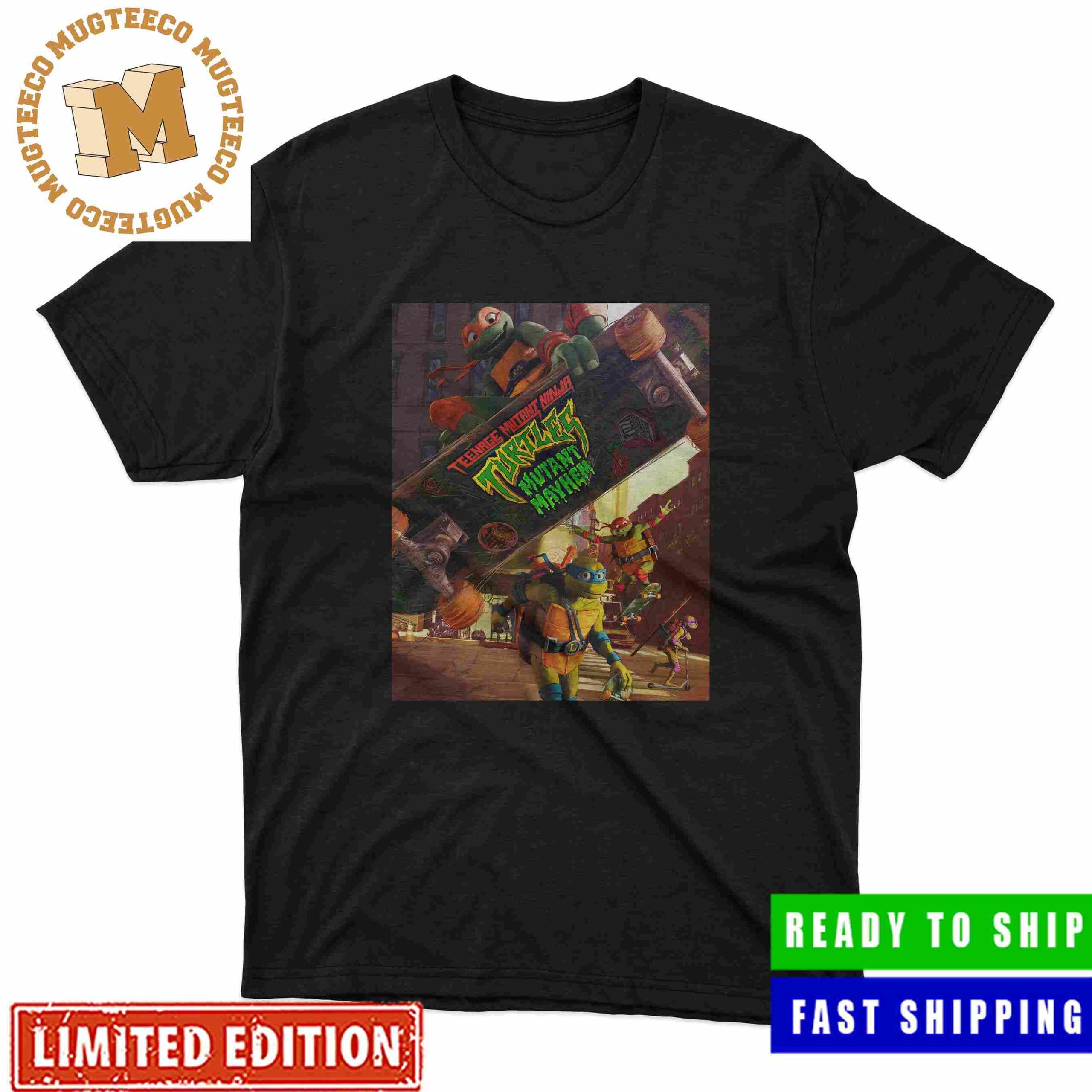 Teenage Mutant Ninja Turtles Mutant Mayhem New Poster Unisex T-Shirt