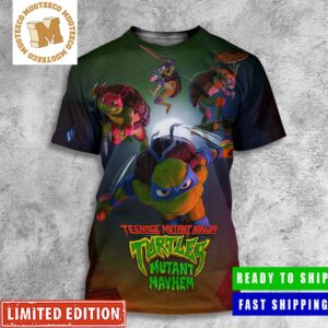 Teenage Mutant Ninja Turtles Mutant Mayhem Squad Goals All Over Print Shirt