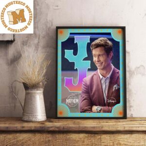 The Muppets Mayhem Anders Holm As JJ Decorations Poster Canvas