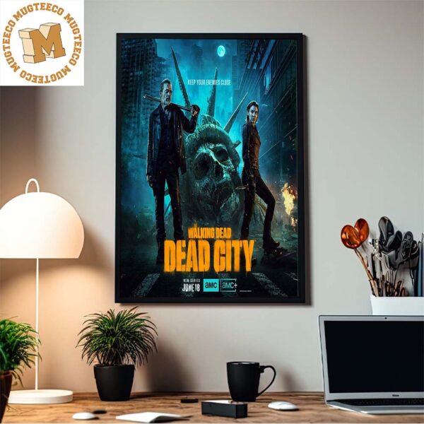The Walking Dead Dead City New Series First Poster Home Decor Poster Canvas