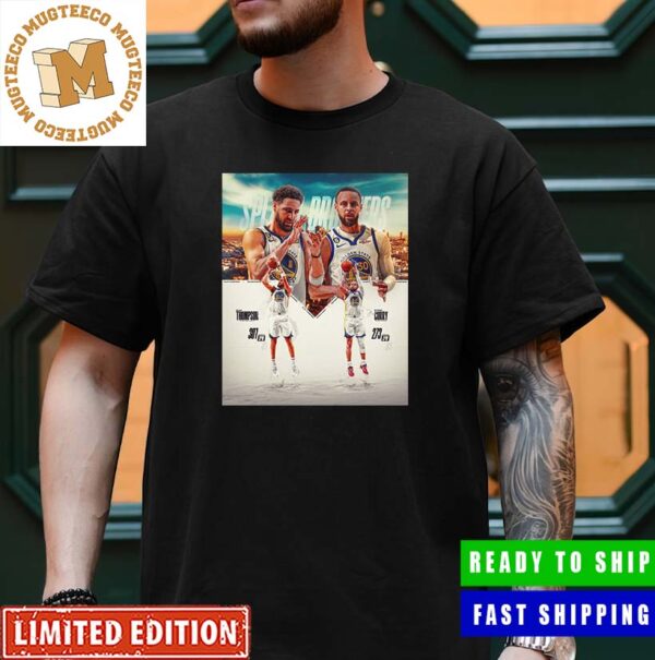 The Warriors Steph Curry x Klay Thompson Splash Brothers Premium Unisex T-Shirt