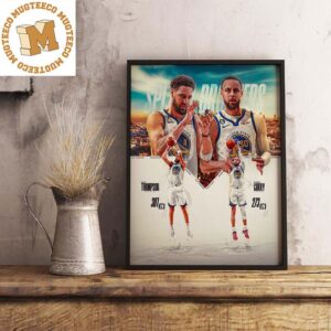 The Warriors Steph Curry x Klay Thompson Splash Brothers Wall Decorations Poster Canvas