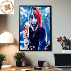 WWE Asuka The New WWE Raw Women’s Champion Home Decor Poster Canvas