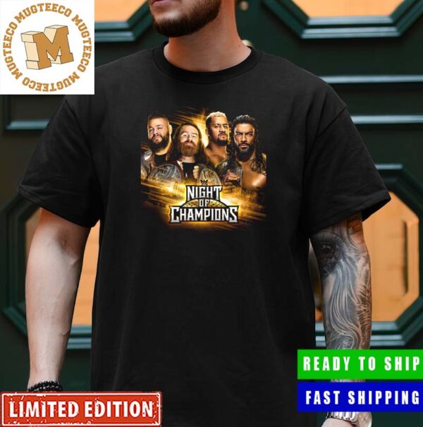 WWE Night Of Champions Undisputed Tag Team Titles Match Sami Zayn And Owens Vs Roman Reigns And Solo Sikoa Unisex T-Shirt