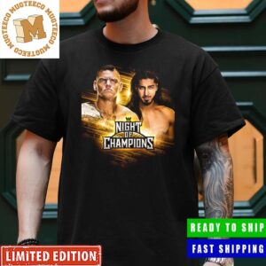 WWE Night Of Champions Gunther Vs Mustafa Ali Intercontinental Championship Match Classic T-Shirt