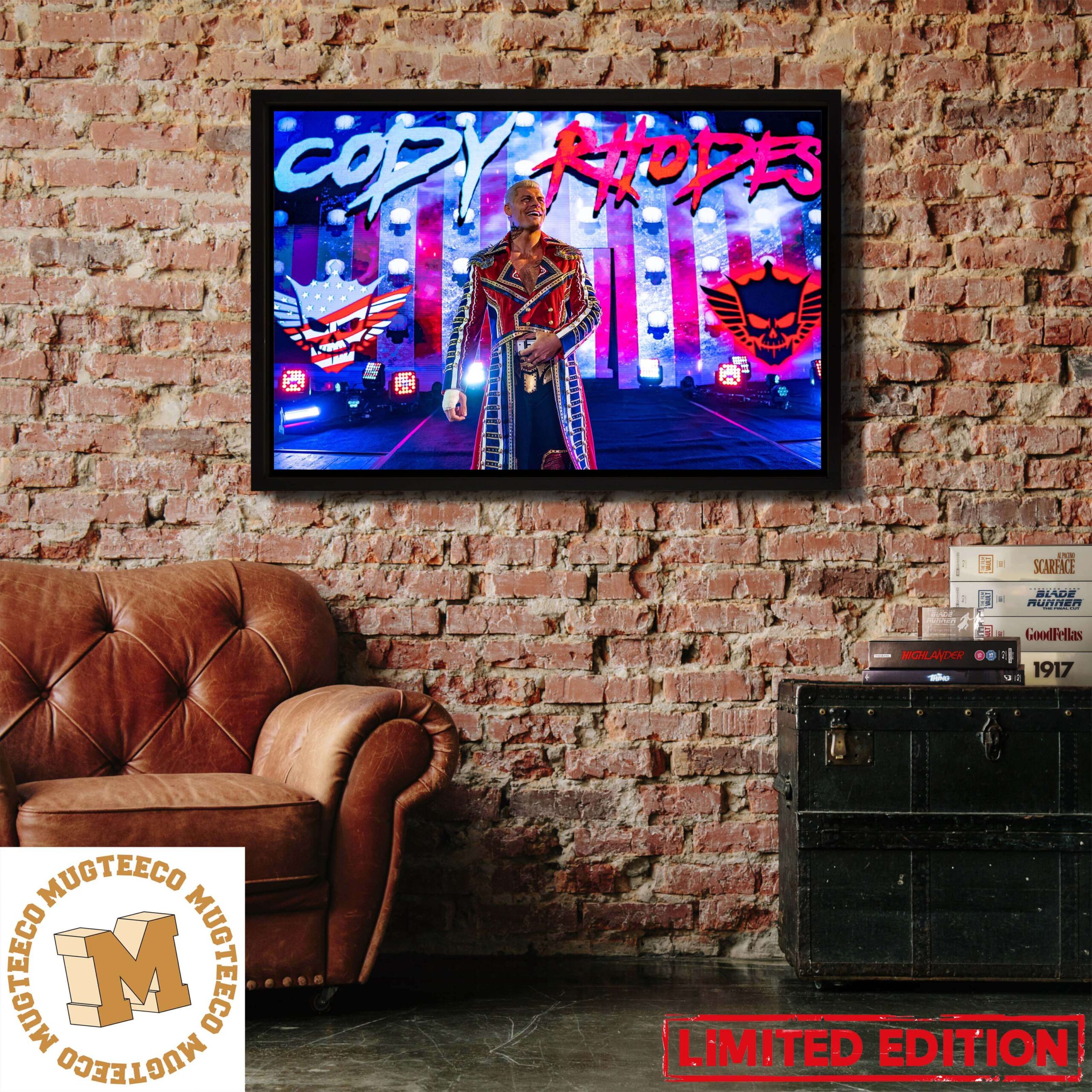 WWE Raw Cody Rhodes The World Heavyweight Championship Tournament Decorations Poster Canvas