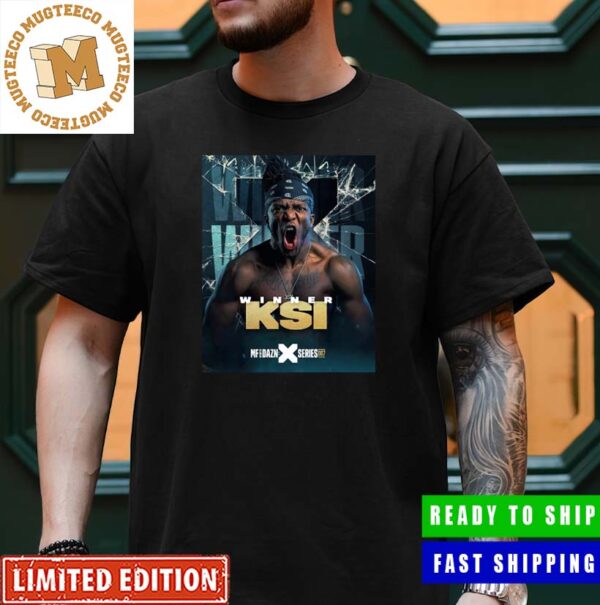 Winner KSI Beat Joe Fournier With A Brutal Shot MF & Dazn X Series 007 Misfits Boxing Unisex T-Shirt