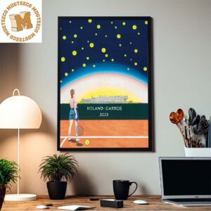 2023 Roland-Garros Terre d’étoiles Poster Canvas