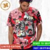 Hawaiian Beach Pattern Match Jordan 1 Spiderman Across the Spider Verse Hawaiian Shirt