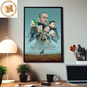 AEW In Dune Style CM Punk Maxwell Jacob Friedman Home Decor Poster Canvas