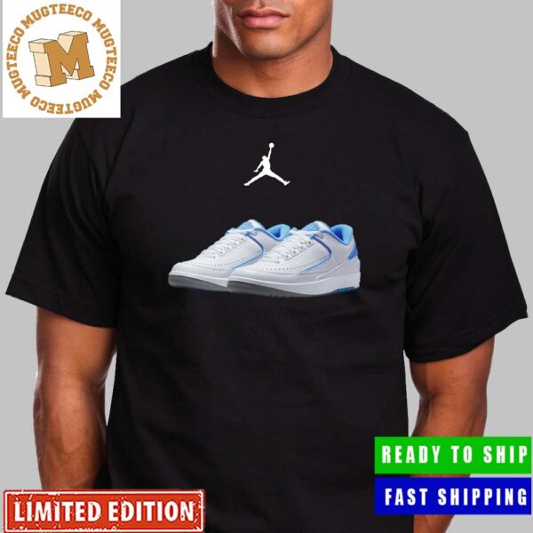 Air Jordan 2 Low UNC Sneaker Unisex T-Shirt
