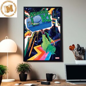 Alligator Loki Marvel Comics Cover Art Home Decor Poster Canvas